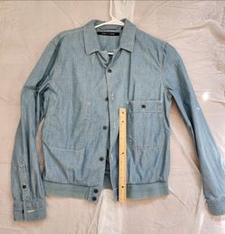 UNIQLO LEMAIRE Denim Shirt Jacket M Size for Men Travel Outdoor School Youth Adult