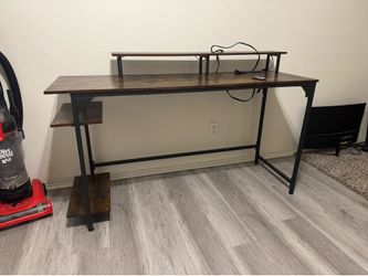 Rustic Brown Computer Desk