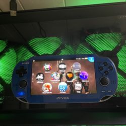 BLUE PS VITA OLED 128GB OVER 5000 RETROGAMES