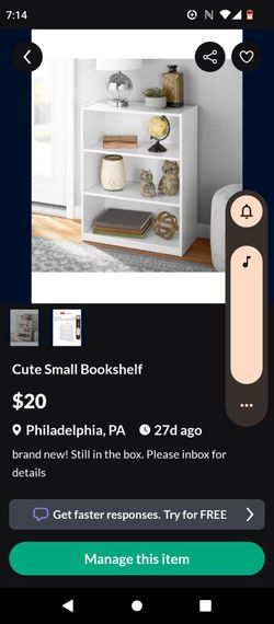 Cute Small Bookshelf