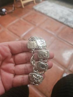 Brighton Retired Tree of Life Guardian Angel Panel Link Toggle Bracelet