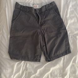 Boys Gray Chino Shorts