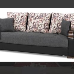 Mobimax Gray Sofa And Loveseat