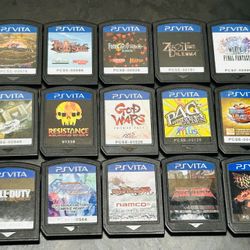PS Vita Games - $200 or $25 Each - No Boxes 