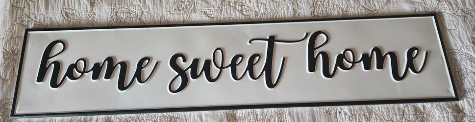 Home sweet home wall sign