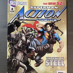  New 52! Superman: Action Comics #4 (2011)