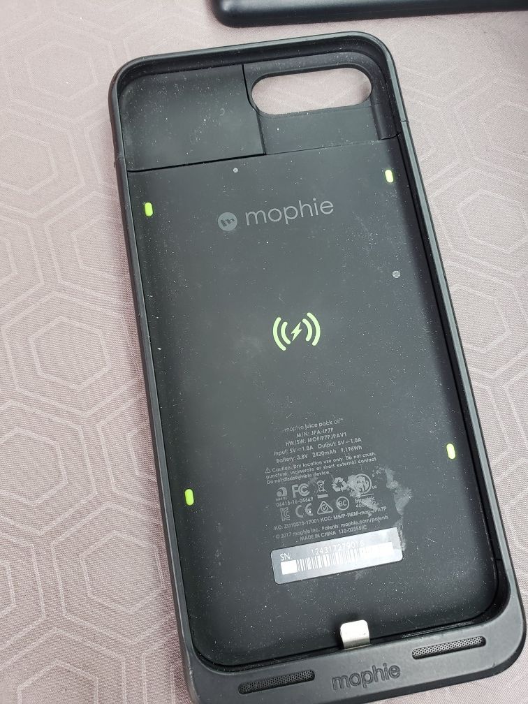 Mophie battery case for iPhone 6s plus or iPhone 7 plus