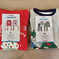 Carters 4 Piece Pjs New - Multiple Sizes Available $8 Each 