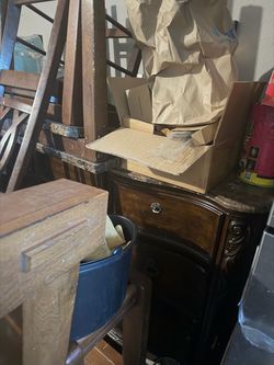 Big dresser used I moved don’t use it no more