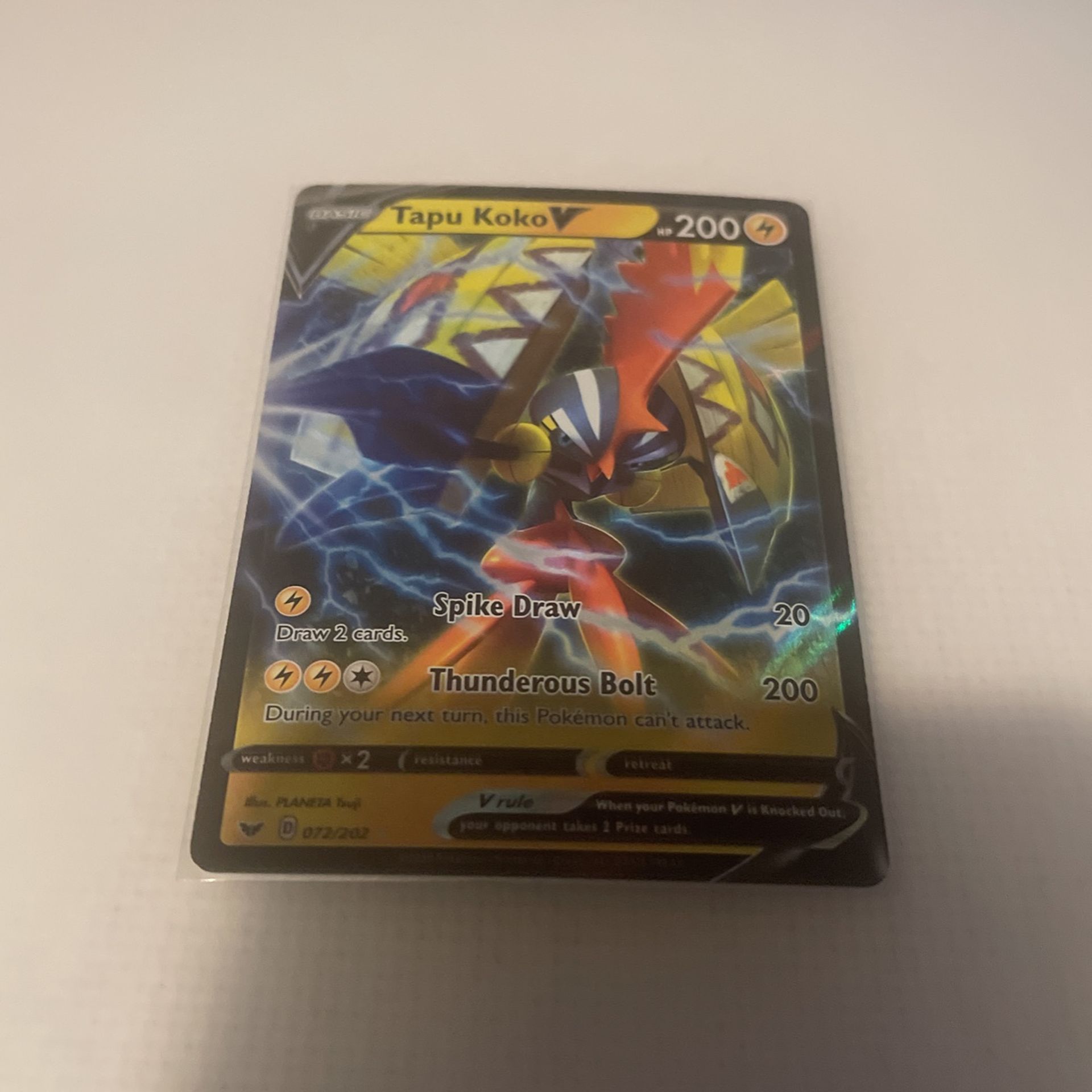 Pokémon Tapu Koko V 72/202 for Sale in Hazle Township, PA - OfferUp