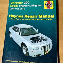 Haynes Repair Manual Chrysler 300 (05-18),Dodge Charger (06-18),Magnum (05-08)