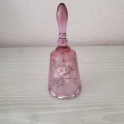 PINK WORKING GLASS BELL