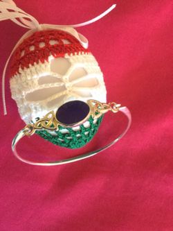 Lapis Lazuli blue stone Silver bracelet