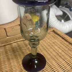 Wine Glasses, Cobalt Blue Rocco