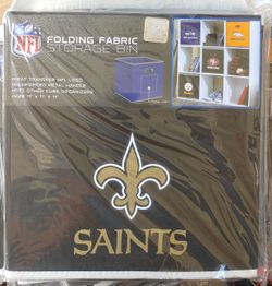 New Orleans Saints 11X11X11 folding storage bin