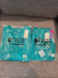 Figs Women’s SMALL Joggers Set LAGOON Color BRAND NEW