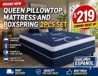 🟢NEW  PILLOWTOP SET $219