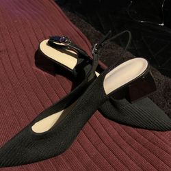 Black Low Heel 