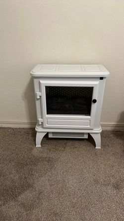 Duraflame Infrared Electric Stove Heater, Cream