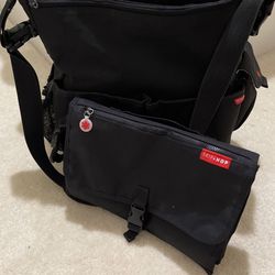 Skiphop Black Diaper Bag Great Condition Rarely Used