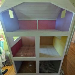 Dollhouse large 6' High 4' Wide 2' Deep Homemade 