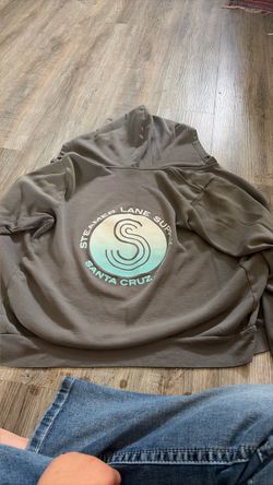 The brand is Bella+canvas size large and color grey