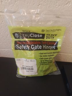 Truclose Safety Gate Hinges Tchd1as3bt Adjustable Spring Hinge,Full Surface,Pr