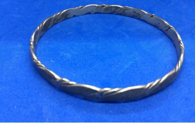 Sterling Vintage Bangle 925 Silver Made In Mexico