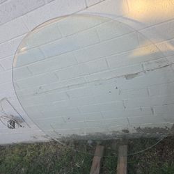 4' Round Patio Table Glass ○ 48" ○ Replacement Top