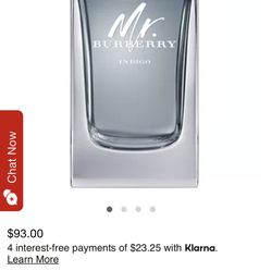 MR BURBERRY INDIGO SET 3.4 AND 1.0 PERFUME