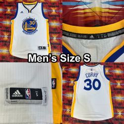 Adidas Stephen Curry Golden State Warriors Jersey Men’s Size Small #30 Swingman