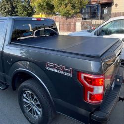 Tapas Duras. 2004 to 2026 Ford F-150 Hard Tri Fold Bed Covers