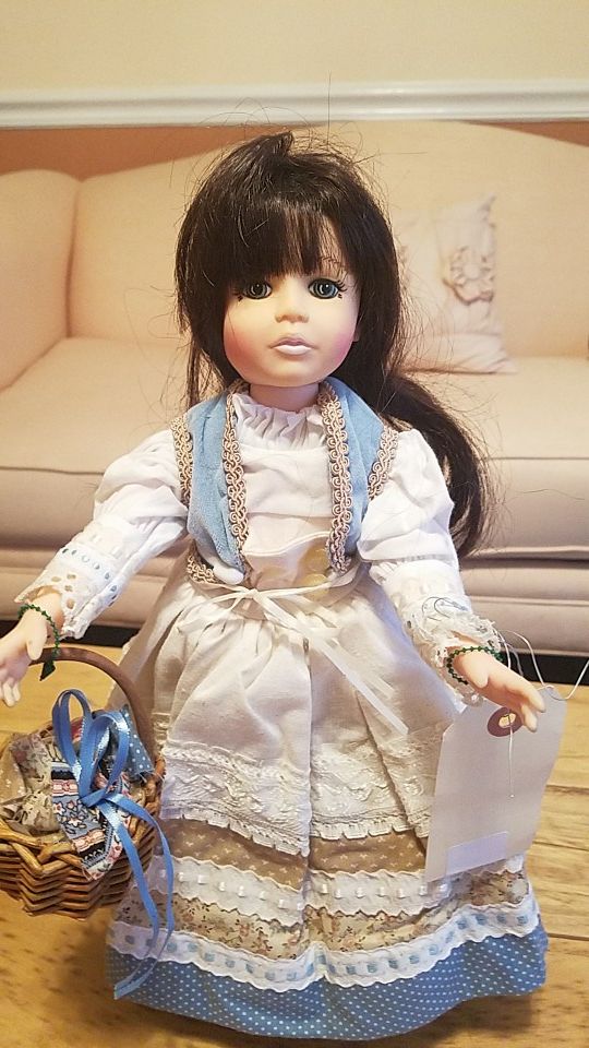 Vintage porcelain doll