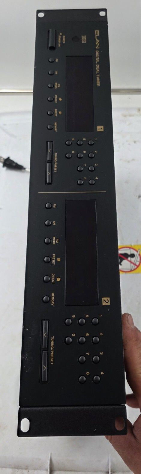 ELAN Dual Digital AM FM Tuner Rack Mount