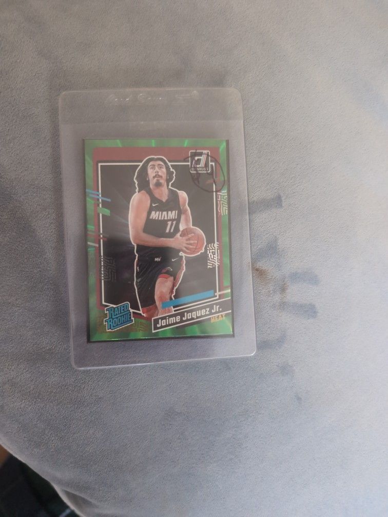 Jaime Jaquez Rookie Green Laser Holo