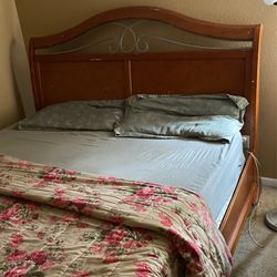 King size Foam mattress + California King bed