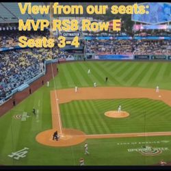 2 Tix & Parking $140 Total Dodgers Vs White Sox 7/1