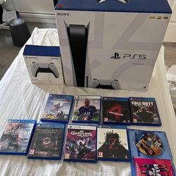 Ps5 Disc And Digital 8k Resolution Comes With Two Controllers