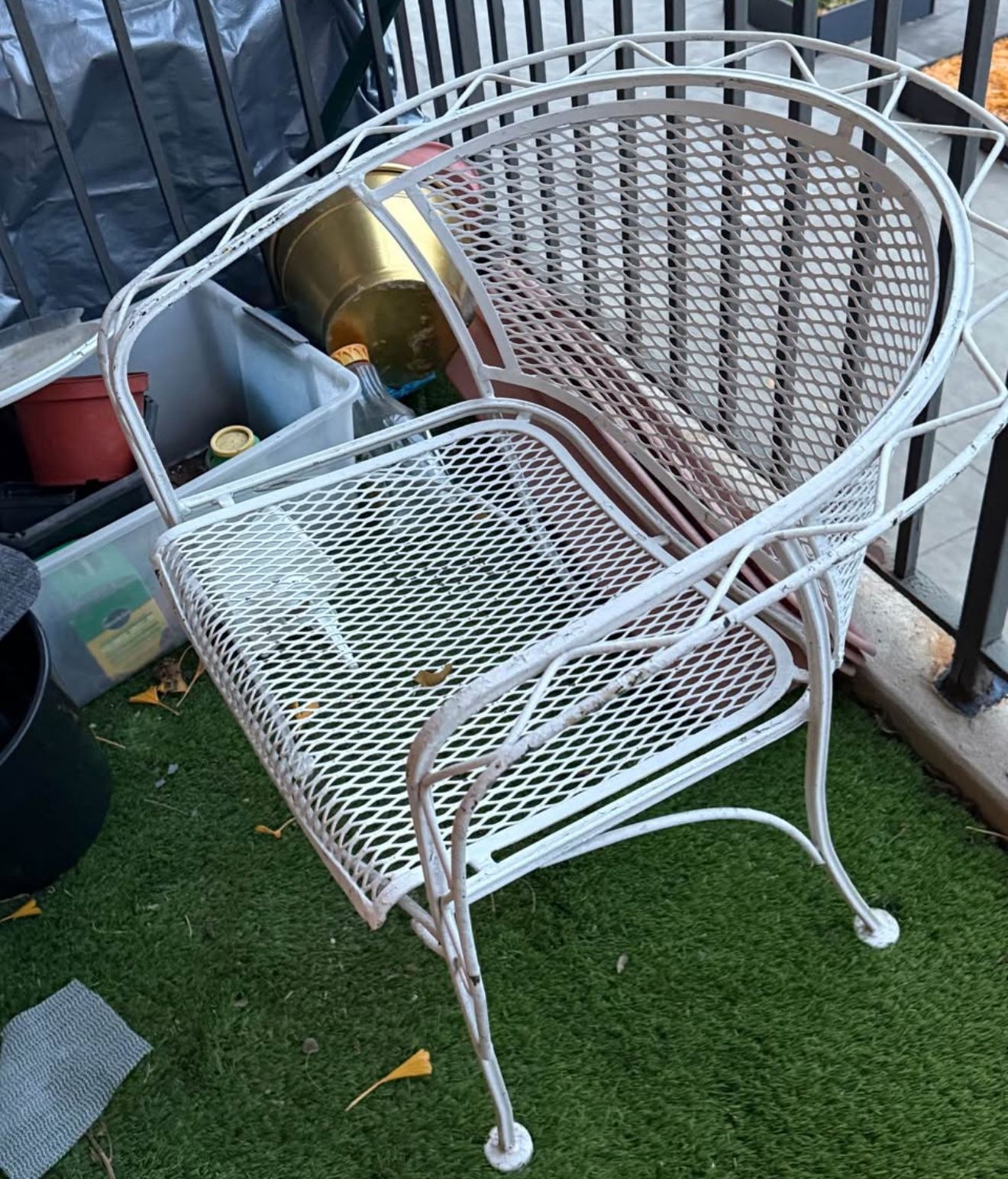 Outdoor Wrought iron chairs - Set Of Two