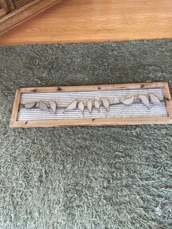 Tin And Wood Hanging