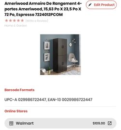 Alacena nueva en su caja