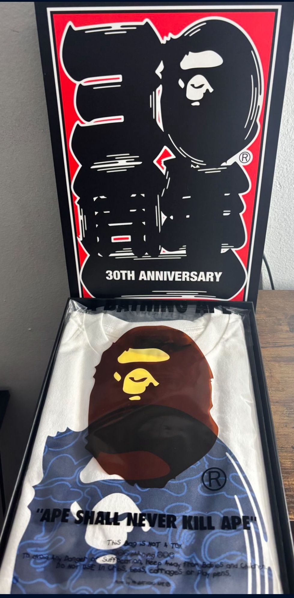 Bape 30th Anniversary Tee Navy
