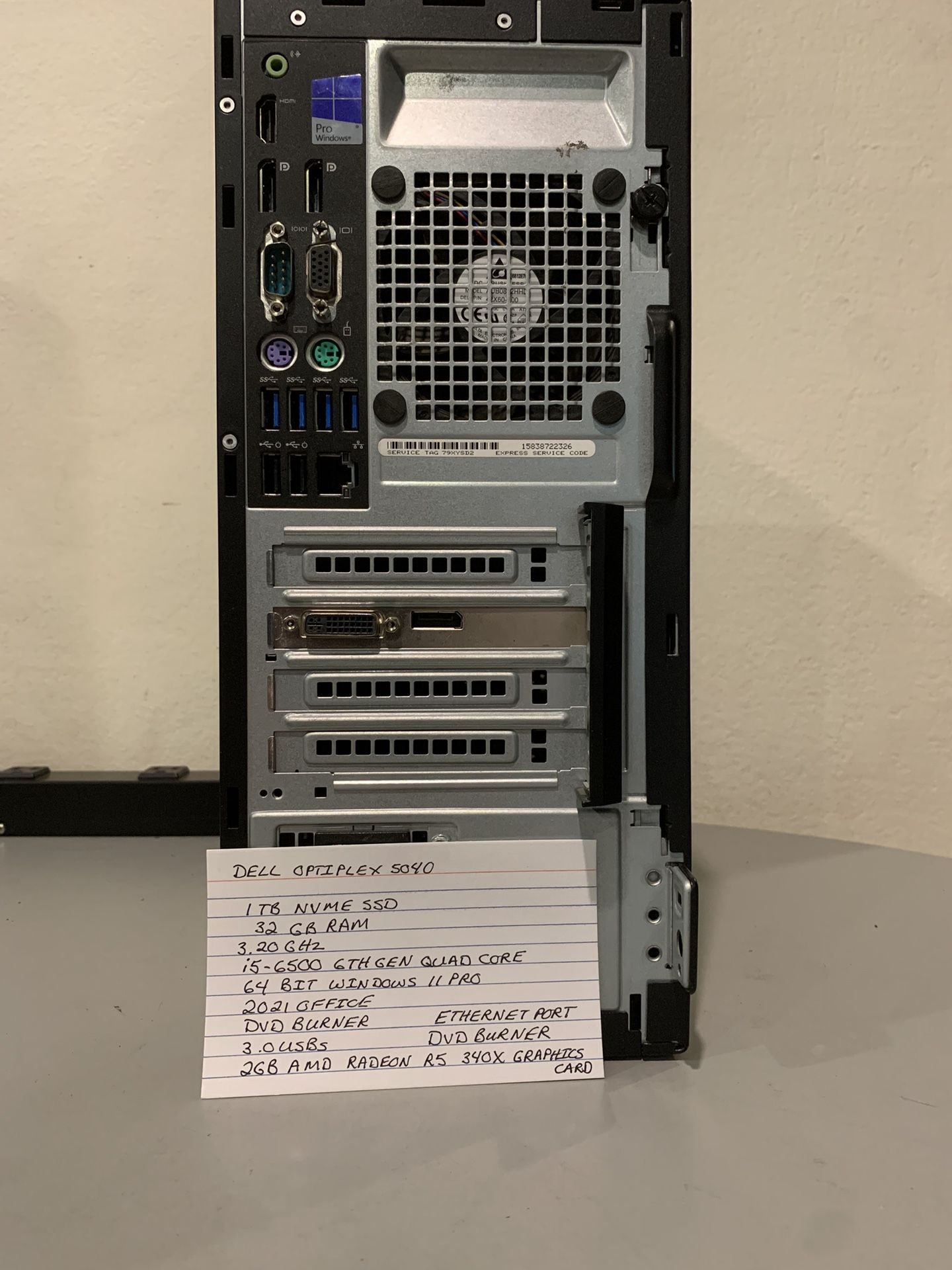 2GB Graphics, 32 GB Ram, and 1TB NVME SSD