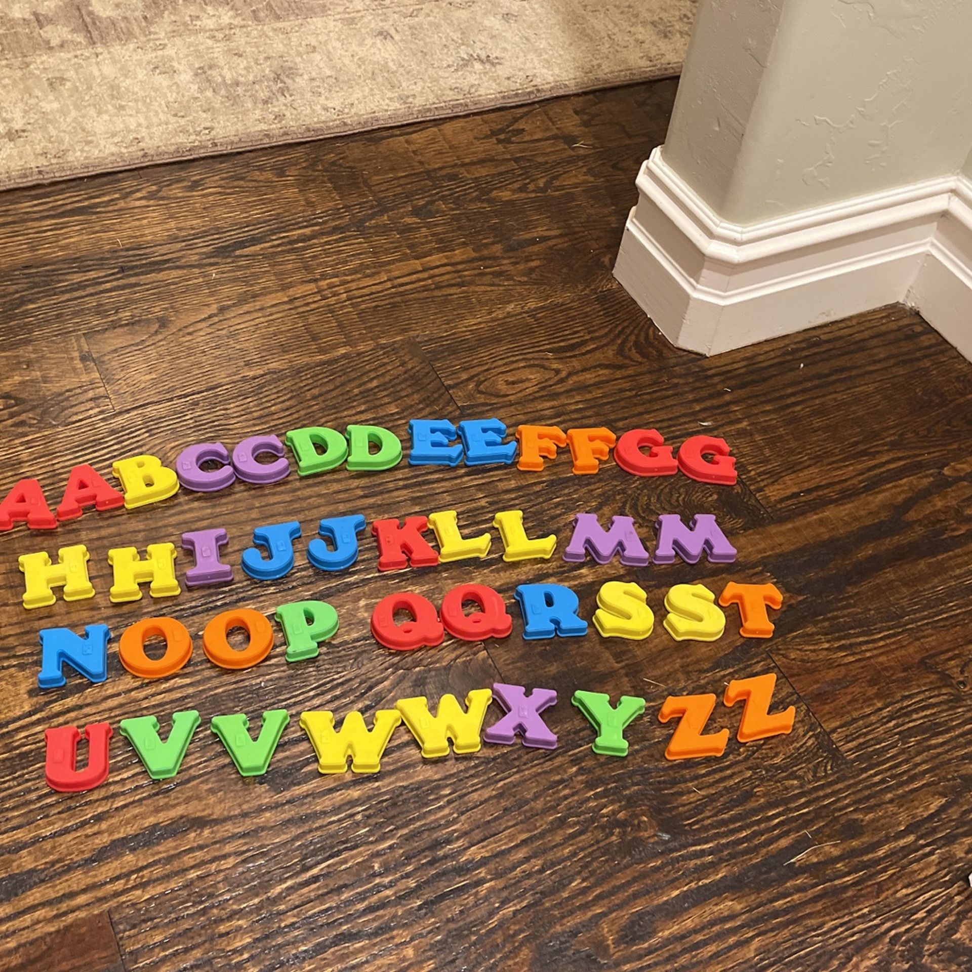 Vintage Magnet Alphabet Letters