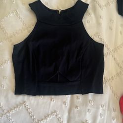 Black Crop Top