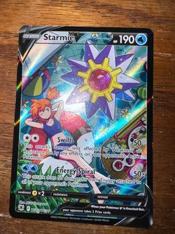 Starmie V Trainer Gallery Pokémon Card TG13/TG30 Holo