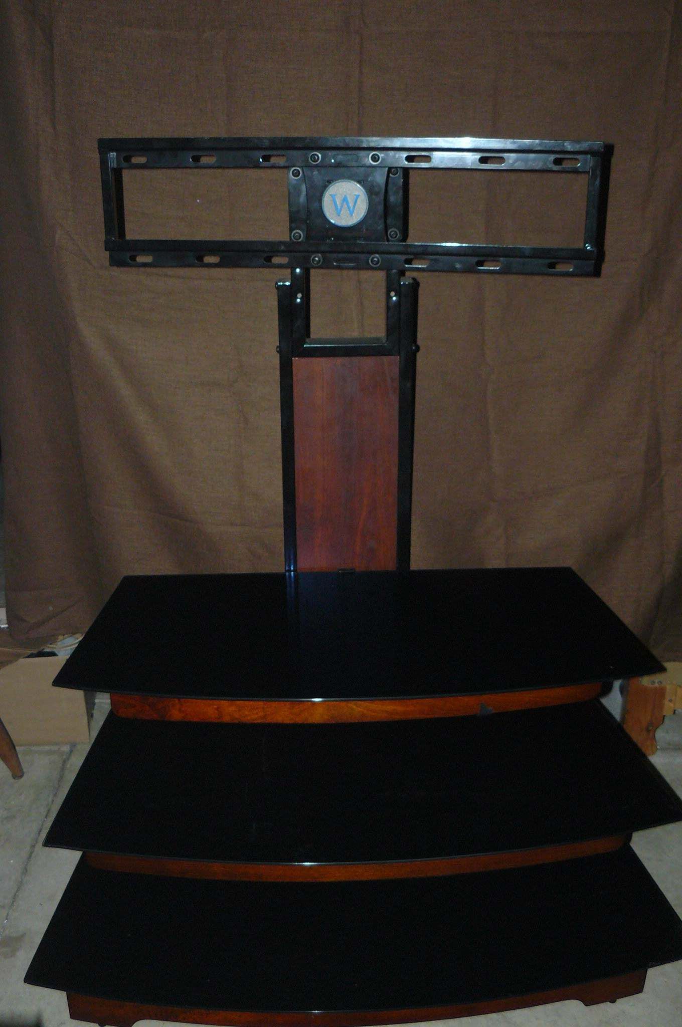 Westinghouse TV stand / mount with glass shelves