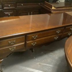 Solid Wood Desk/ Dresser