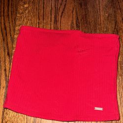 RED TUBE TOP XS 