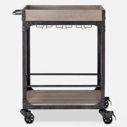 Franklin Bar Cart and Wine Rack